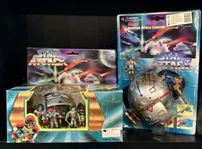 COLORFORMS OUTER SPACE MEN 1980 STAR ATTACK DELUX SET OF 2 OSM KNOCKOFF PLAYSETS