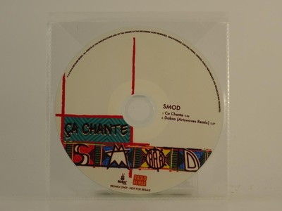 SMOD CA CHANTE (H1) 2 Track Promo CD Single along with Plastic Sleeve BECAUSE