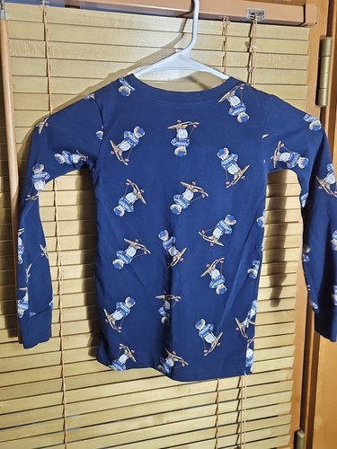 Polo Ralph Lauren Downhill Ski Bear All Over Print AOP Kids Tee T Shirt 6 Small - Picture 7 of 7