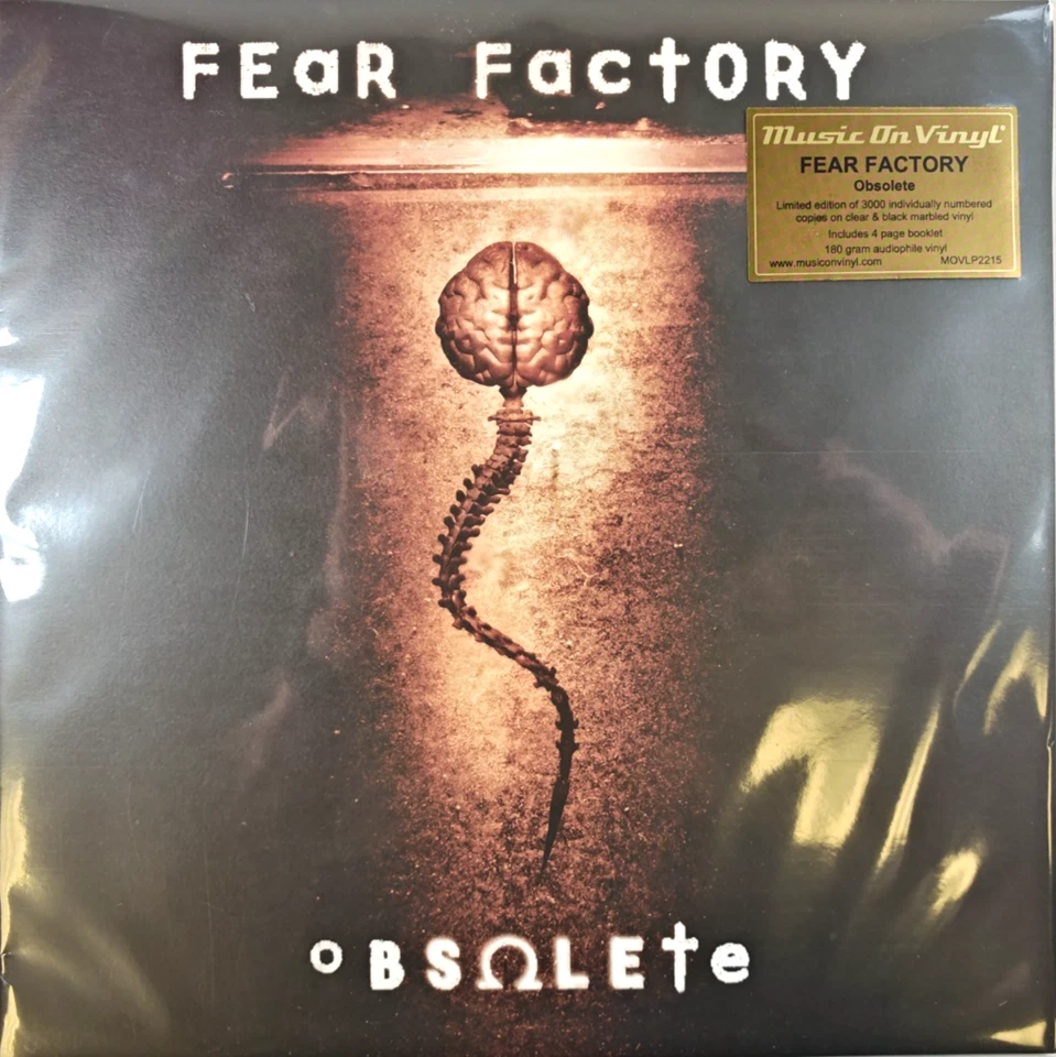Fear Factory Obsolete LP Album vinyl record 2025 limited clear & black numbered Foto 3 de 4