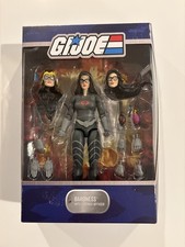 GI Joe Baroness Intelligence Officer Ultimates Super7 Black Suit Hasbro MISB