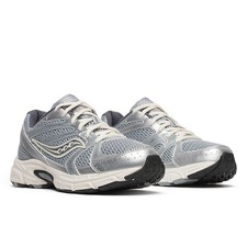 Saucony Grid Ride Millennium S60812-8 Womens Silver Cream Lifestyle Shoes TF8759
