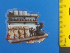 Coffee Shop Supplies Transparent Sticker M