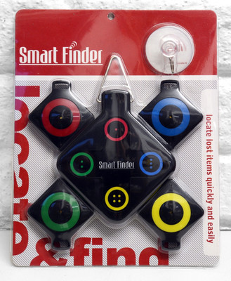 SmartFinder Item Locator mit 4 Fobs, Funkfrequenz mit 30 Meter Reichweite. Neu