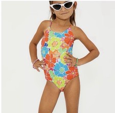 Beach Riot Girls Little Julia One Piece Swimsuit, 11/12 kids