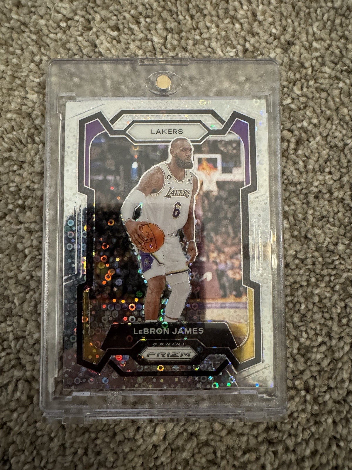 2023-24 Panini Prizm Disco LeBron James #63 Los Angeles Lakers Basketball