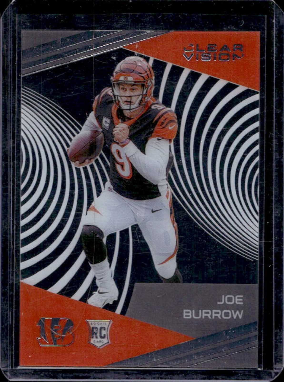 2020 Chronicles Joe Burrow Clear Vision Rookies RC #CV-1 Bengals