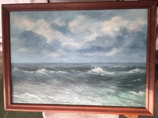 SuperbVictor Shearer (1872 -1951) "1939 Landscape Scene" Oil Painting - 16”x24”