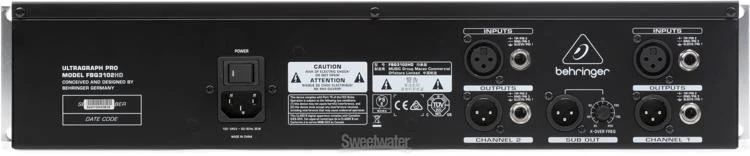Behringer FBQ3102HD - 31-band Stereo Graphic EQ - Image 3 of 4