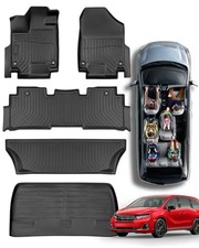 Floor Mats  Cargo Liner for Honda Odyssey 2018-2026, All Weather Car