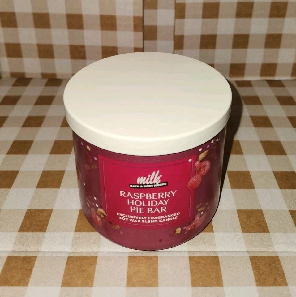 Bath & Body Works X Milk RASPBERRY HOLIDAY PIE BAR 10PC Collection Set Bundle - Image 2 of 4