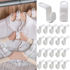 100PCS Clothes Hanger Connector Hooks, Hanger Extender Clips,Cascading Hanger...