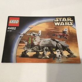 LEGO Star Wars 4482 AT-TE Walker 2003 Used, ONLY 1 Mini figure, w/ Speeder Bike