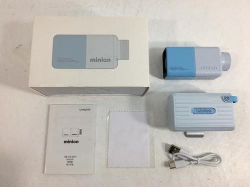 GOLFZON CaddyTalk Minion Golf Laser Rangefinder Color Sky Blue×Baby Blue Tested - Picture 1 of 3