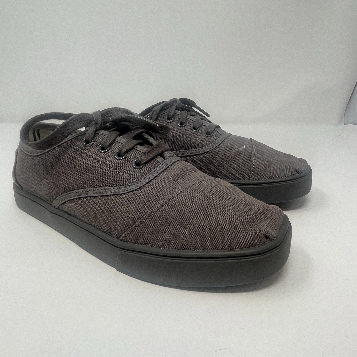 TOMS Men\'s Navy Canvas Derby Shoes with Black Laces Mens Resident Plus Navy Heritage Canvas – TOMS.com main image 3