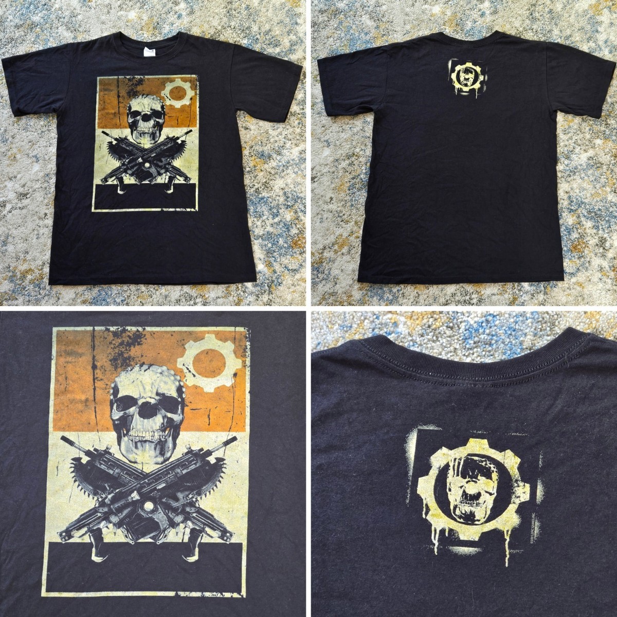 Gears Of War 3 Skull & Lancers Hot Topic Exclusive Graphic Tee T