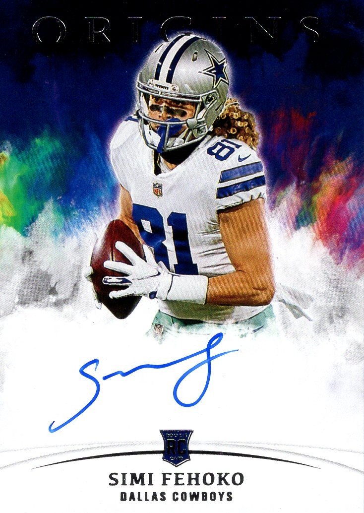 2021 Panini Origins Rookie Autographs #41 Simi Fehoko Auto - FB