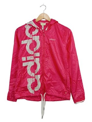 Adidas Neo Label Windbreaker Jacke Damen Gr. XXS Pink Logo-Print