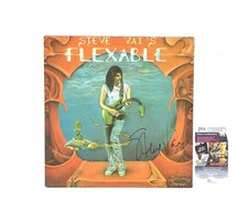 Steve Vai Autographed 1984 Original Press Flexible Vinyl Album Record JSA Signed