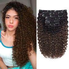 Caliee Jerry Curly Clip in Extensions 20 Inch 7pcs