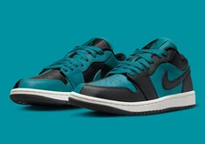 Nike Air Jordan 1 Low SE Shoes "Split" Black Spruce DR0502-300 Jax Jaguars 8.5
