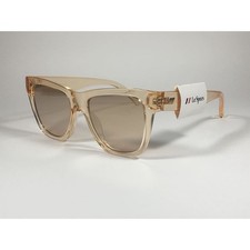 Le Specs Escapade Sunglasses Square Sandstorm Crystal Frame Gold