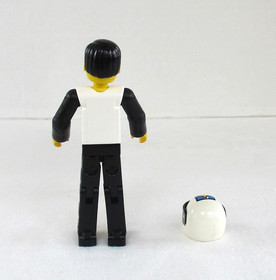 Vintage 1999 Lego Technic Police Figure, Helmet & Visor from #8252 Beach Buster