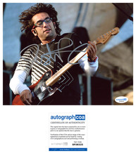 Justin Pierre 'Motion City Soundtrack' Band Signed 8x10 Photo Lead Singer ACOA