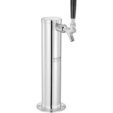 Kegerator Tower Kit, Single Tap Beer Conversion Kit, Stainless Steel Keg Beer To