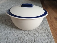 Tupperware Thermo Duo Set Thermoschüssel 4 ,3L 3,5L beige-blau