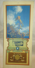 Maxfield Parrish - grande calendario originale 1930 'Estasy' - mai usato!