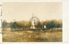 Malvern PA Pennsylvania Paoli Memorial Grounds Monument c1910 RPPC Postcard COPY