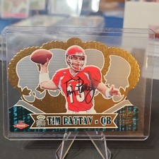 Pacific Crown Royale Tim Rattay Rookie Autograph #135 Bulldogs Football Card. rookie card picture