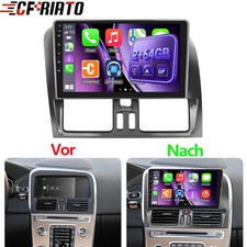 Apple Carplay Android 15 Autoradio GPS Navi Wifi FM RDS für Volvo XC60 2008-2017