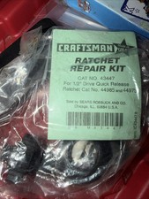 Sears Craftsman 43447 repair Kit 1/2” Drive 44985 44975 Ratchet 32T Rare USA MDE