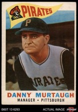 1960 Topps #223 Danny Murtaugh Pirates MANAGER 2 - GOOD