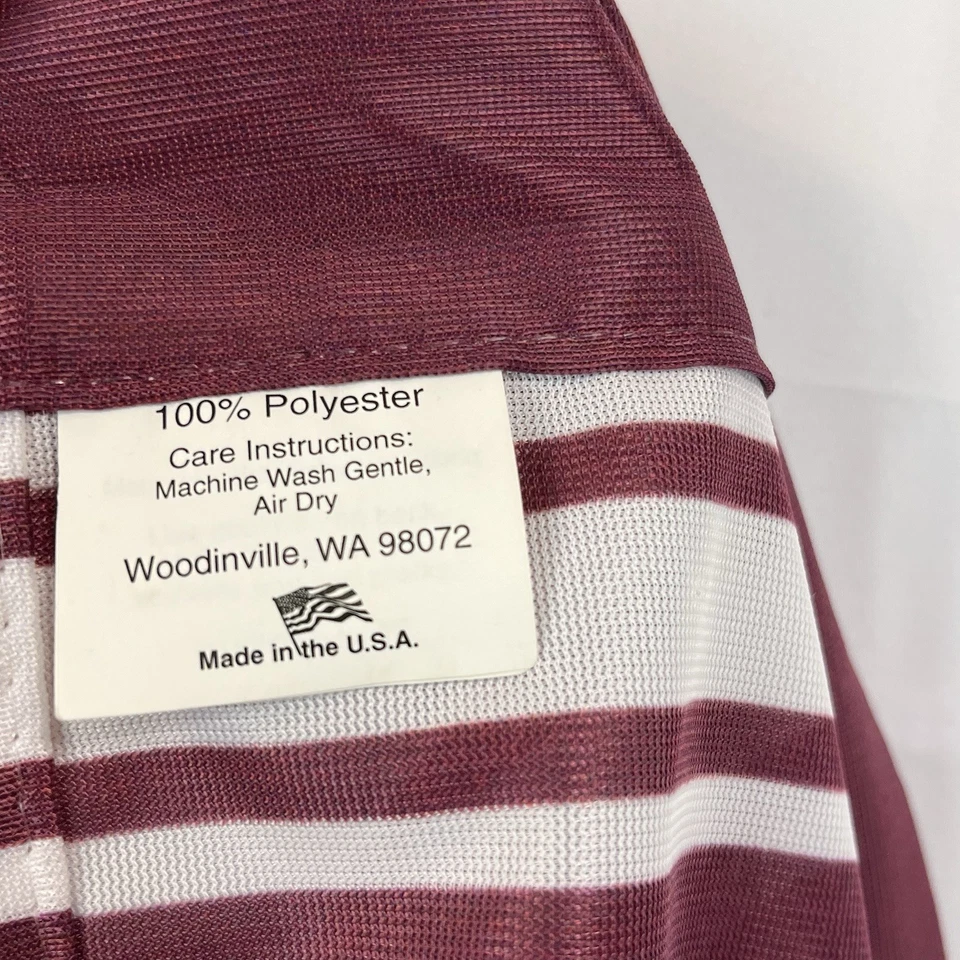 Bandeira vintage grande Texas A&M SEC feita nos EUA 2 pés X 3 pés marrom aggies vertical - Imagem 4 de 4