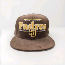 New Era 9FIFTY San Diego Padres Snapback Brown Corduroy MLB SD Hat Retro Style