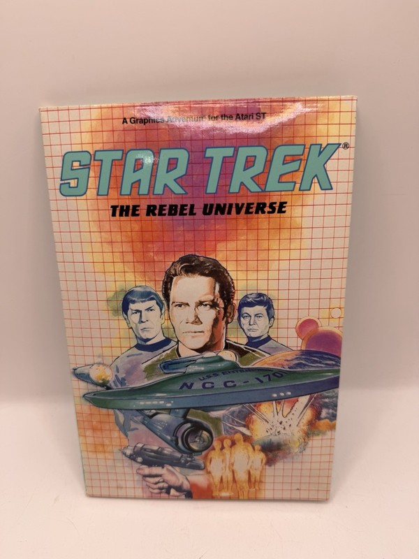 Star Trek The Rebel Universe Atari ST Version RARE Computer Video Game CIB Vtg