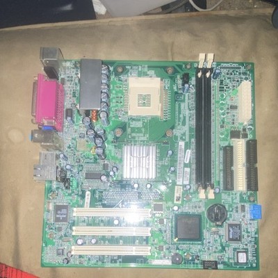 Dell 0K5148 ATX Motherboard Socket 478 DDR SDRAM PCI AGP Intel WITH IO SHEILD