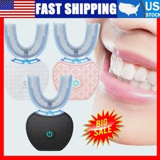 U-Shape Ultrasonic Toothbrush 360  Electric Teeth Cleaner Whitening Automatic GN