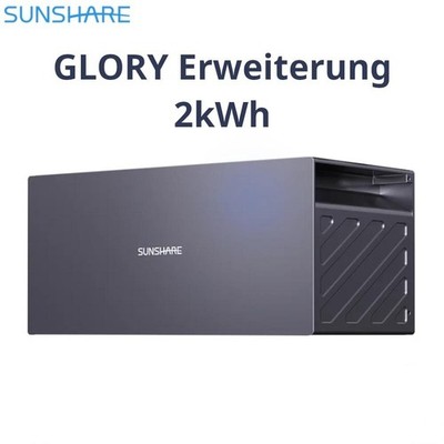 Balkonkraftwerk Speicher Erweiterung Glory LiFePO4 Akku 2,0 kWh Zusatzspeicher