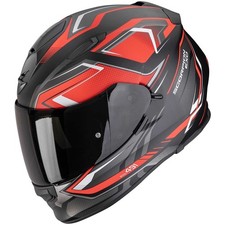 CASCO HELMET MOTO INTEGRALE SCORPION EXO 491  ZUMO NERO ROSSO OPACO TG S