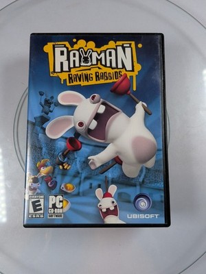 Rayman Raving Rabbids [PC CD-ROM 2006 Ubisoft 2-Disc Set] Complete Edition CIB
