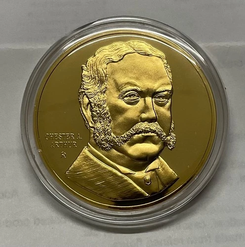 1973 FM STERLING SILVER 41 GRAM PROOF PRESIDENTIAL COIN = 1.2 OZ ASW = ARTHUR