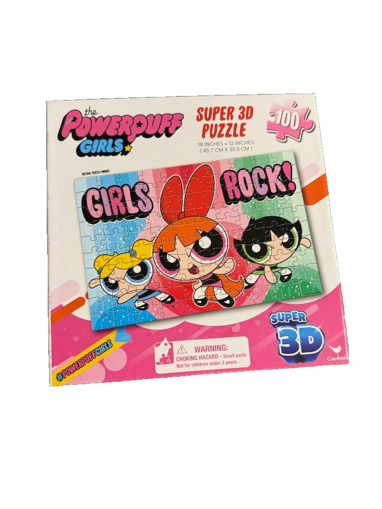 Cartoon Network Power Puff Girls PUZZLE (100 pcs) Factory SEALED