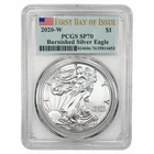 2020-W Burnished American Silver Eagle PCGS SP70