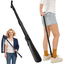 36 Inch Adjustable Long Handled Shoe Horn - Dressing Stick Aid for Seniors, D...