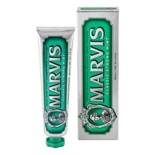 Image of Marvis Classic Strong Mint Toothpaste, 85 ml, Sensational Flavoured Toothpast...