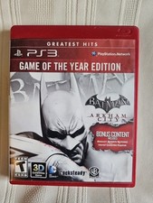 Batman Arkham City Game of the Year Greatest Hits Sony PlayStation 3 PS3
